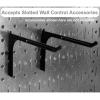 imageWall Control Pegboard Organizer 4 ft Metal Pegboard Standard Tool Storage Kit with Black Toolboard and Black AccessoriesWhiteBlack