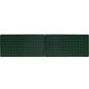 imageWall Control Pegboard Rack Garage Storage Galvanized Steel Horizontal Peg Board Pack  Two 32Inch x 16Inch Shiny Metallic Metal WallBoard Tool Organization PanelsGreen