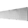 imageWall Control Pegboard Rack Garage Storage Galvanized Steel Horizontal Peg Board Pack  Two 32Inch x 16Inch Shiny Metallic Metal WallBoard Tool Organization PanelsMetallic