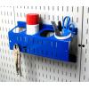 imageWall Control Pegboard Spray Can Holder Bracket and Aerosol Can Organizer Pegboard and Slotted Tool Board  BlackBlue