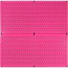 imageWall Control Pegboard Value Pack  3 Pack of Wall Control 16Inch Tall x 32Inch Wide Horizontal Black Metal Wallboards for Home ampamp Garage Tool Storage Organization Black PegboardPink Pegboard