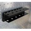 imageWall Control Screwdriver Holder Bracket Slotted Metal Pegboard Accessory Slotted Tool Board  RedBlack