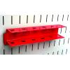 imageWall Control Screwdriver Holder Bracket Slotted Metal Pegboard Accessory Slotted Tool Board  RedRed