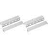 imageWall Control Screwdriver Holder Bracket Slotted Metal Pegboard Accessory Slotted Tool Board  RedWhite