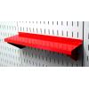 imageWall Control Shelf 4in Deep Pegboard Shelf Assembly Pegboard and Slotted Tool Board  RedRed