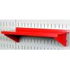 imageWall Control Shelf 6in Deep Pegboard Shelf Assembly Pegboard and Slotted Tool Board  BlueRed