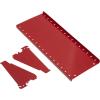 imageWall Control Shelf 6in Deep Pegboard Shelf Assembly Pegboard and Slotted Tool Board  BlueRed