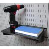 imageWall Control Shelf 9in Deep Pegboard Shelf Assembly Only for use Brand Slotted Pegboard  BlackBlack