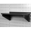 imageWall Control Shelf 9in Deep Pegboard Shelf Assembly Only for use Brand Slotted Pegboard  BlackBlack