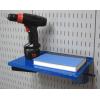 imageWall Control Shelf 9in Deep Pegboard Shelf Assembly Only for use Brand Slotted Pegboard  BlackBlue