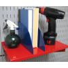 imageWall Control Shelf Divider for 9in Deep Pegboard Shelf Assembly for use Pegboard and Slotted Tool Board  BlueBlue