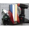 imageWall Control Shelf Divider for 9in Deep Pegboard Shelf Assembly for use Pegboard and Slotted Tool Board  BlueRed