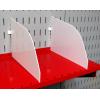 imageWall Control Shelf Divider for 9in Deep Pegboard Shelf Assembly for use Pegboard and Slotted Tool Board  BlueWhite