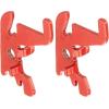 imageWall Control Standard Slotted Hook Pack  Slotted Metal Pegboard Hooks Pegboard and Slotted Tool Board  BlackRed