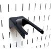 imageWall Control 114in Handle Bracket Slotted Metal Pegboard Hook Pegboard and Slotted Tool Board  WhiteBlack