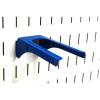 imageWall Control 114in Handle Bracket Slotted Metal Pegboard Hook Pegboard and Slotted Tool Board  WhiteBlue