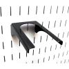 imageWall Control 2in Slotted Metal Pegboard Hook Blue Heavy Duty Rust Resistant for Garage Tool Storage and Kitchen OrganizationBlack