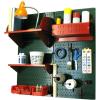 Green Pegboard Red Accessories