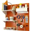 Orange Pegboard White Accessories