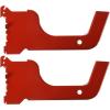 imageWall Control Heavy Duty Pegboard Hook Slotted Hook Pair  Red 10HD012 RRed