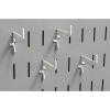 imageWall Control Medium 178in Hook Pack  Slotted Metal Pegboard Hooks Pegboard and Slotted Tool Board  BlackWhite