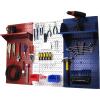 imageWall Control Patriot Pegboard Organizer American Made 4ft Metal Pegboard Tool Storage Kit Made in The USA
