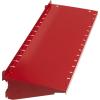 imageWall Control Shelf 6in Deep Pegboard Shelf Assembly Pegboard and Slotted Tool Board  BlueRed