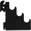 imageWall Control Slotted Metal Pegboard Rod Bracket Pair Accessory Pack Pegboard and Slotted Tool Board  BlackBlack