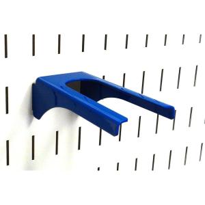 imageWall Control 114in Handle Bracket Slotted Metal Pegboard Hook Pegboard and Slotted Tool Board  WhiteBlue