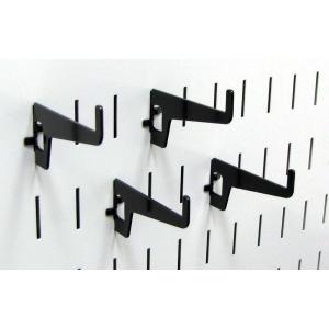 imageWall Control 278in Long Reach Hook Pack  Slotted Metal Pegboard Hooks Pegboard and Slotted Tool Board  BlackBlack