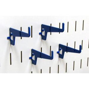 imageWall Control 278in Long Reach Hook Pack  Slotted Metal Pegboard Hooks Pegboard and Slotted Tool Board  BlackBlue
