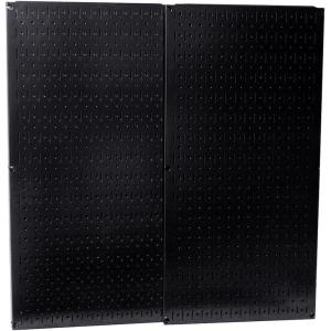 imageWall Control 30P3232B Black Metal Pegboard Pack  2 32quot Tall x 16quot Wide Black PegboardsBlack