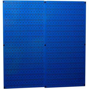 imageWall Control 30P3232B Black Metal Pegboard Pack  2 32quot Tall x 16quot Wide Black PegboardsBlue