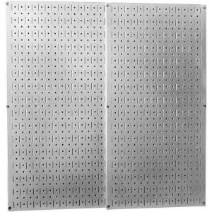 imageWall Control 30P3232B Black Metal Pegboard Pack  2 32quot Tall x 16quot Wide Black PegboardsGalvanized