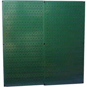 imageWall Control 30P3232B Black Metal Pegboard Pack  2 32quot Tall x 16quot Wide Black PegboardsGreen