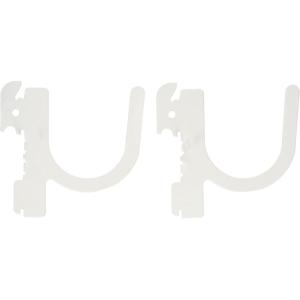 imageWall Control 3in Reach UHook Accessory U Shaped Slotted Metal Pegboard Hook Pegboard and Slotted Tool Board  WhiteWhite