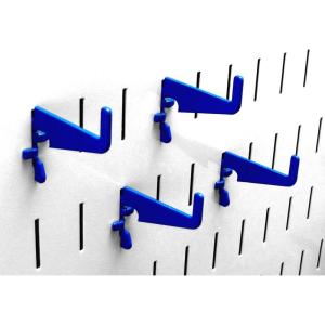 imageWall Control Medium 178in Hook Pack  Slotted Metal Pegboard Hooks Pegboard and Slotted Tool Board  BlackBlue