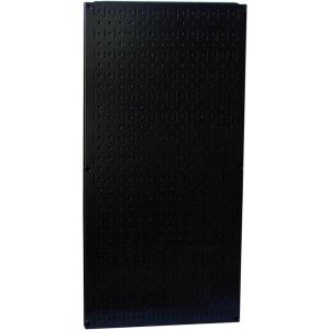 imageWall Control Pegboard 32in x 16in Galvanized Metal Pegboard Tool Board PanelBlack