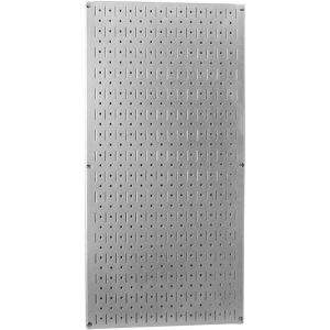 imageWall Control Pegboard 32in x 16in Galvanized Metal Pegboard Tool Board PanelGalvanized  Metallic
