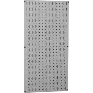 imageWall Control Pegboard 32in x 16in Galvanized Metal Pegboard Tool Board PanelGray