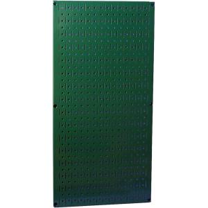imageWall Control Pegboard 32in x 16in Galvanized Metal Pegboard Tool Board PanelGreen