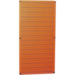 imageWall Control Pegboard 32in x 16in Galvanized Metal Pegboard Tool Board PanelOrange