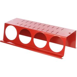 imageWall Control Pegboard Spray Can Holder Bracket and Aerosol Can Organizer Pegboard and Slotted Tool Board  BlackRed