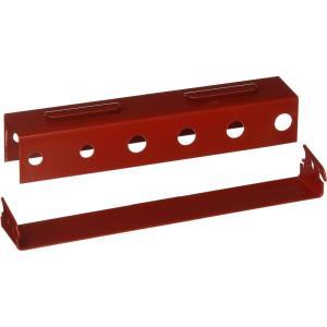 imageWall Control Screwdriver Holder Bracket Slotted Metal Pegboard Accessory Slotted Tool Board  RedRed