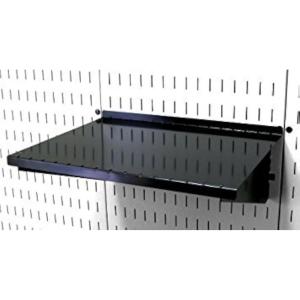 imageWall Control Shelf 12in Deep Pegboard Shelf Assembly for Wall Control Pegboard and Slotted Tool Board  WhiteBlack