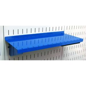 imageWall Control Shelf 6in Deep Pegboard Shelf Assembly Pegboard and Slotted Tool Board  BlueBlue