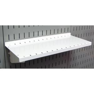 imageWall Control Shelf 6in Deep Pegboard Shelf Assembly Pegboard and Slotted Tool Board  BlueWhite