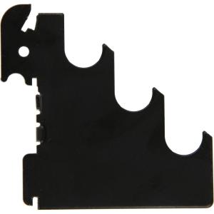 imageWall Control Slotted Metal Pegboard Rod Bracket Pair Accessory Pack Pegboard and Slotted Tool Board  BlackBlack