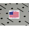 imageWall Control 4 Foot Pegboard Sheets with Formed Edges for Wall Mounting  Two Pack of 16in x 48in Metal Pegboard Panels