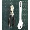 imageWall Control Narrow Pegboard Rack 8in x 32in Orange Metal Pegboard Runner Tool BoardGreen